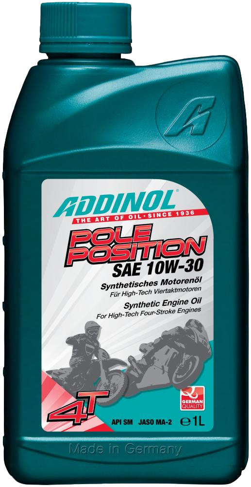 Моторное масло Addinol Pole Position 10W-30, 1л (Addinol: 4014766073372)